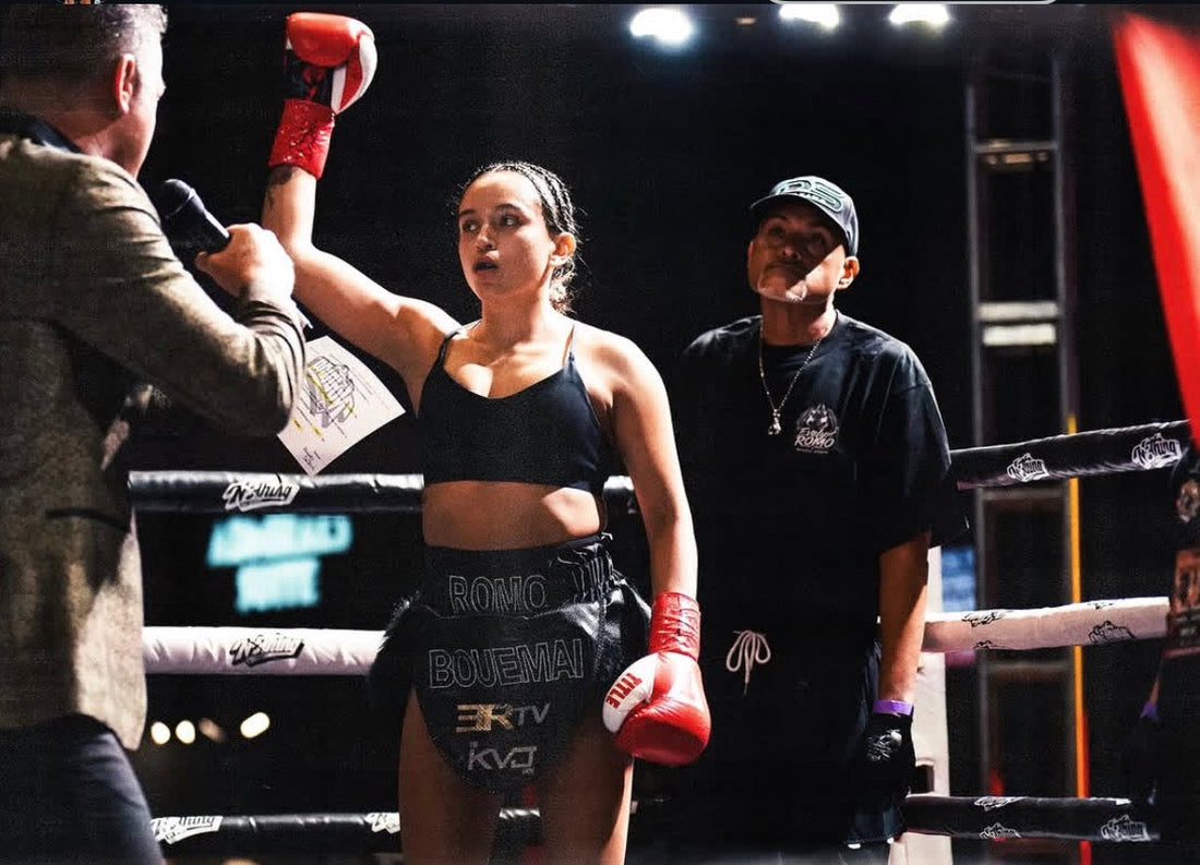 Bouemai Sports Announces Exclusive “Limitless” T-Shirt Release with Professional Boxer Evelyn Romo