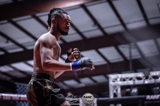 Bouemaisports sponsors Amped MMA fighter Donta Johnson for his upcoming title fight.